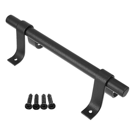 Antikke lågehåndtag i støbejern til ladeport, skydedørsgreb til ladeport, matsort