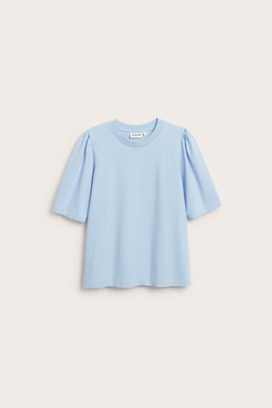 Kappahl | Topp med puffermer Lyseblå L | Lyseblå