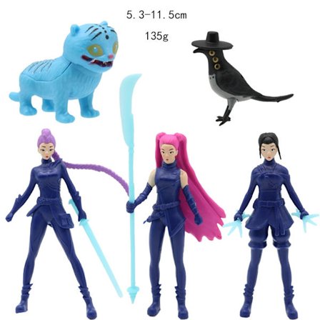 Rajoitettu erä Kpop Demon Hunters Anime Figuurit - Rumi, Mira, Zoey - Hauskoja keräilyleluja