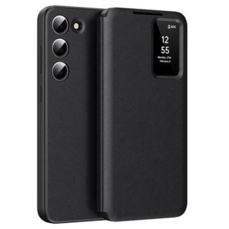 Samsung Galaxy S23 Smart Clear View Flip Skal med kortplats...