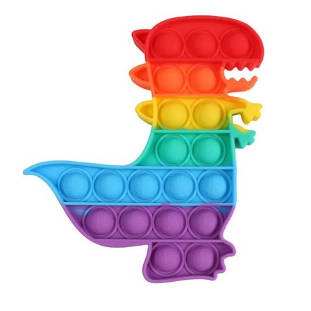 Sensoriska leksaker Regnbåge Dinosaurie Fidget Leksaker Barn Tryck Kawaii Autism Behov Squishy Stressreducerande Leksaker Aнтистресс
