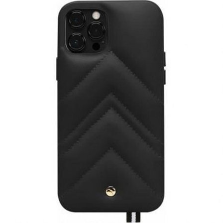 ARTEFAKT Louvre Leather iPhone 12 Pro Max Fodral - Svart - Stel - Glänsande - Blandat