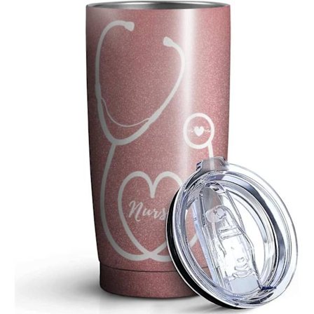 Rn Sygeplejerske Kop, Tilpasset Te/Kaffe Kvinder Sygeplejerske Tumbler 20 OzBY