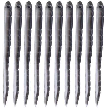 10 stk 1,7g 9cm Silikon Kunstig Mark Jordorm Myk Fiske Lokker Agn Fisk Utstyr Tilbehør Kit