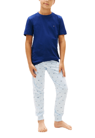 Tommy Hilfiger T-shirt, 2-pack T-shirts & toppar Herr Flerfärgad 140/152