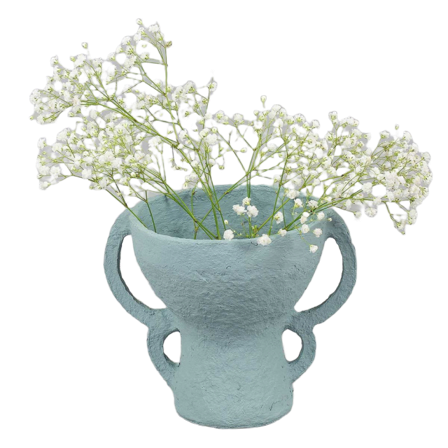 A World of Craft PAPIER Pokal, blå Dekoration Ø 16 H:19 cm