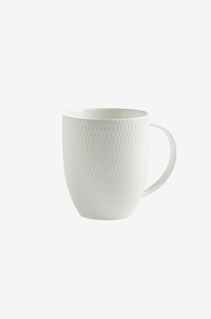 Maxwell & Williams - Krus Diamonds Round - Hvit - Kopper & krus - Fra Homeroom