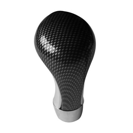 Kolfiber Växelspaksknopp Universal 5 / 6 Växlad Manuell Automatisk Sfärisk Växelspak Huvudspak för Biltillbehör Handarbete-062 (Tryckt)