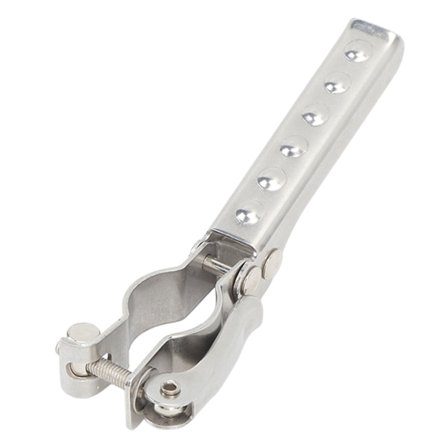 Foldbart trin Rustfrit stål Pedal Anti-slip Trin Justerbart Sikkerhedsgrebstrin Til Bådmast RV Trailer Autocamper