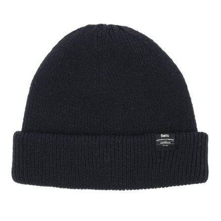 Barts - Svart cuff Beanie - Kinyeti Black Cuff @ Hatstore