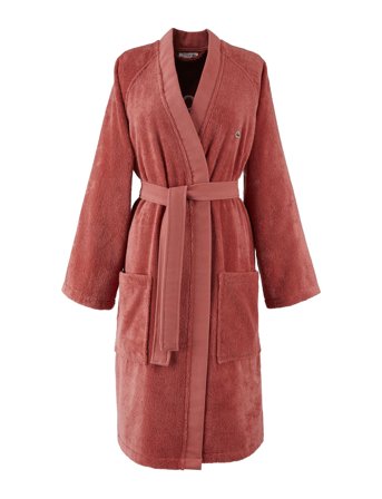 Lacoste Home Ldefile2 Bath Robe - Red - XS