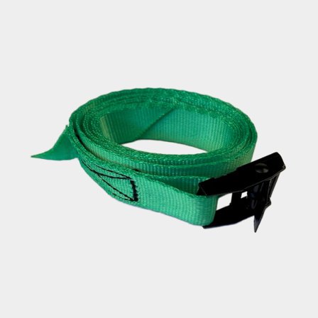 Tie-down strap BEMA ZG 4E, 25 mm x 2 meter, 200 kg, green, 2-pack