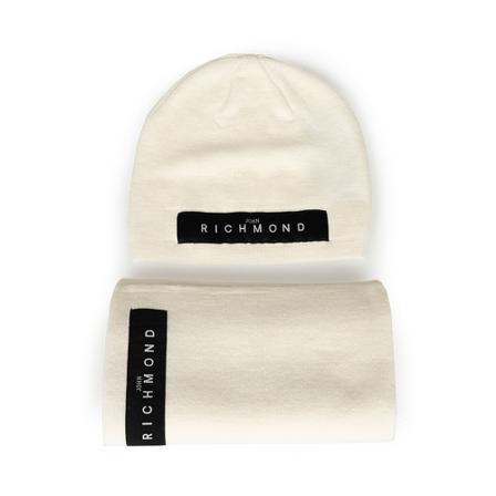 John Richmond Peres Beanie , Wit , Dames , Maat: L Hoeden