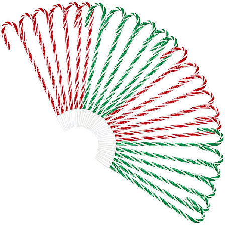 24 kpl Joulupukki-kynät Candy Cane -kirjoituskynät Ainutlaatuiset joulukynät Muoviset joulumakeiskynät