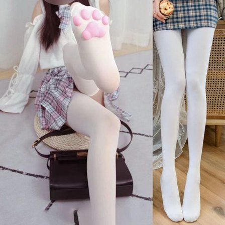 Kattepote Strømper Body-Stocking VIT_ma