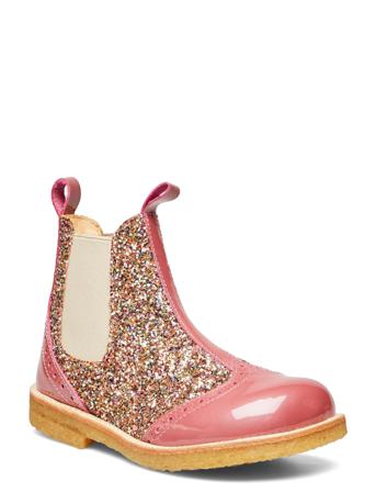 Booties - Flat - With Elastic Patterned ANGULUS