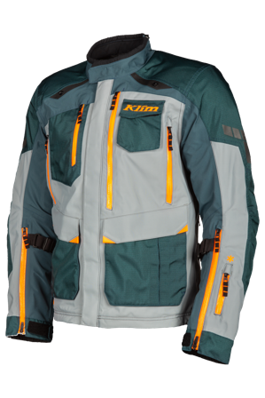 Klim Carlsbad Motorcycle Jacket Petrol/Strike Orange M
