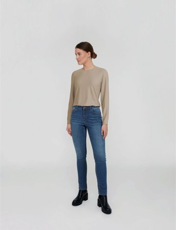 Vila Vialexia O-Neck L/S Top - Noos - Khaki green - XL