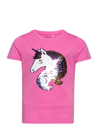 Nkffohira Ss Top T-shirts Short-sleeved Rosa Name It