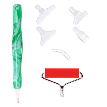 Diamond Painting Pen Point Drill Penne GRØN GRØN