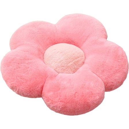 Blomstergulvpuddehynderpige sjovt værelse indretningspuder Læsning Tilfældig Komfort Plys Pude Kastepude sofa tatami bil hjem seng dekoration