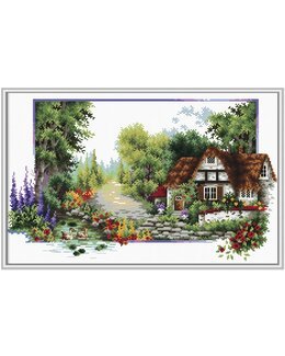 Broderipakke Bilde Engelsk Hage - Needleart World