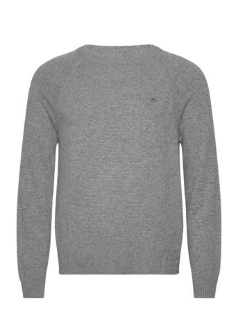 Bicolored Raglan C-Neck Grey GANT