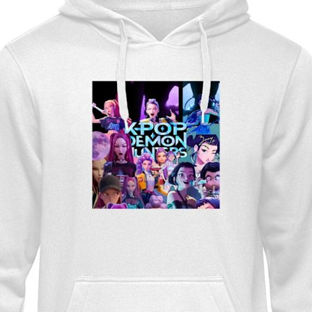 Lapsen huppari KPop Demon Hunters anime stil mörk design