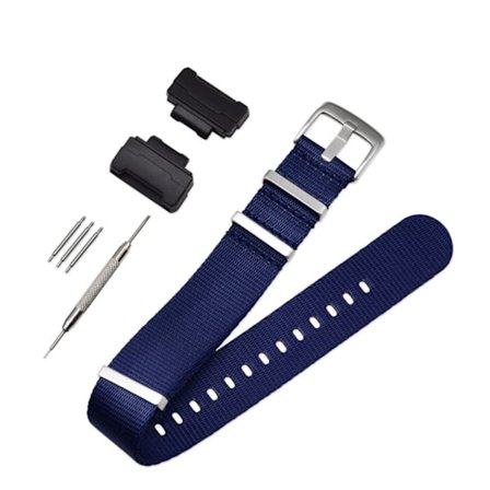 Casio G-SHOCK G-8900 / GA-110 / DW-5600 enkel nylon urrem - Safir