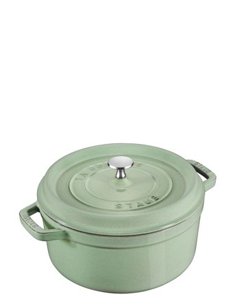 Gryta 24 Cm, Støbejern, Salvia Grön Green STAUB