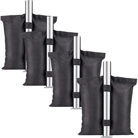 4-pakning Paviljongvekter/Tunge Sandsekker 4200D med Spenne for Telt