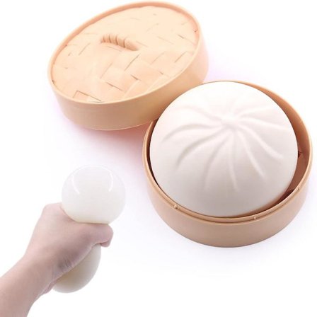 Squishy Stressball Leketøy Deigknute Form med Meldeig Inni for Barn Voksne ADHD Lindring Kompatibel med Klasserom Fester Gaver