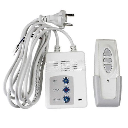 Projektorlerret Fjernkontroll Elektrisk Lerret Fjernkontroll Radiofrekvensstyring Lerret Automatisk Løfting (EU-kontakt)