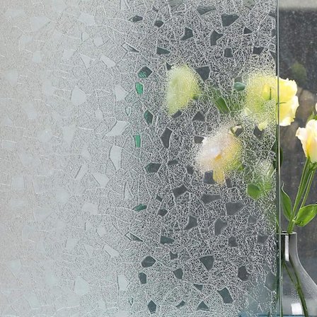 Frostet vinduefilm, statisk film vindue, glas vinduefilm privatliv, ætset glas vindue klamrer, vindue privatliv film dekorativ til hjemmekontor anti-