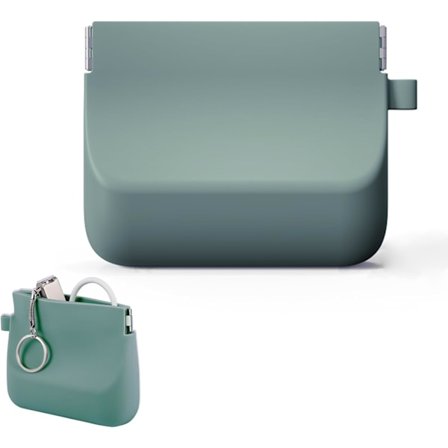 Silikoninen kuulokkeiden järjestäjä, langallisten nappikuulokkeiden kotelo, kannettava datakaapelin järjestäjäkotelo, silikoninen kolikkokukkaro