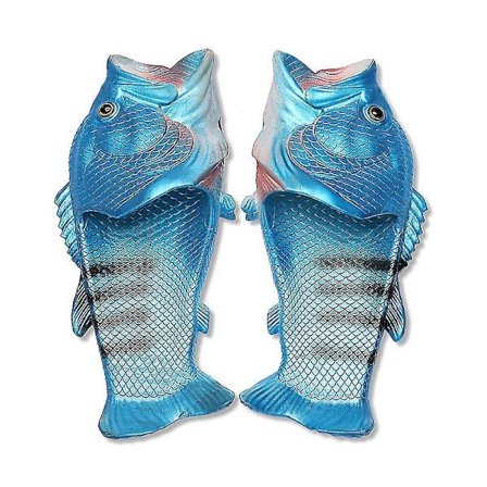 Fisk Flip Flops - De Originale Fisketøfler blå