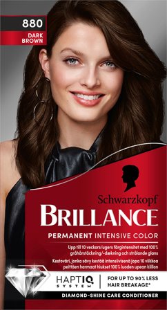 Schwarzkopf Brillance Hårfarve, Hår, Hårfarve, Permanent Hårfarve