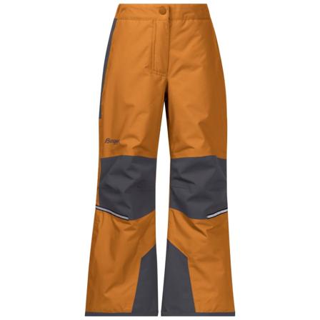 Bergans Storm Insulated Kids Pants Children hiking trousers Yellow 86
