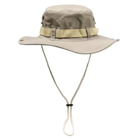 Hatt med snor Boonie Hatt Brim Solhatt Beige beige