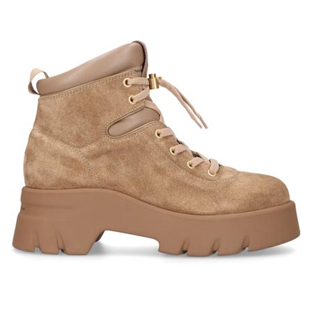 Gianvito Rossi, Lace-up Boots Beżowy, Kobieta, Rozmiar: 39 EU