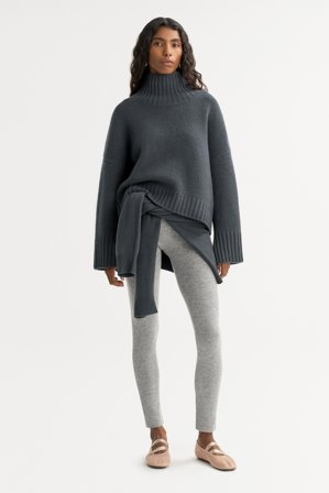 Soft Goat - Girlfriend Turtleneck - Kashmirtröja dam - XS - Anthracite
