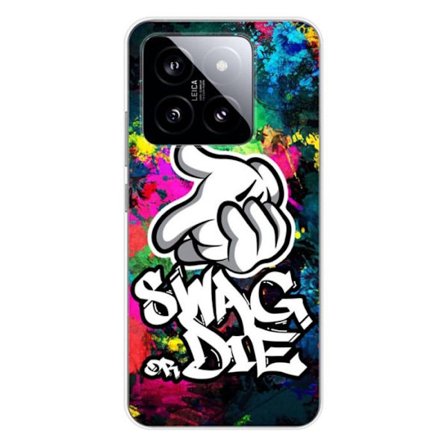 Siliconfodral - Kompatibel med Xiaomi 14 - design swag or die