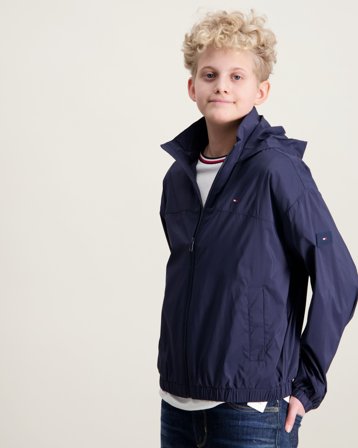 Tommy Hilfiger WINDBREAKER JACKET Blå Jakker Gutt - Kids Brand Store
