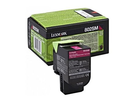 Lexmark Toner 80C2SME 2K Magenta - Lyreco - Toner och bläck - Tonerkassetter - Toner Lexmark
