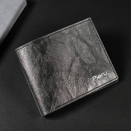 Miesten lompakko Kukkaro MUSTA