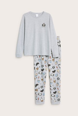 Kappahl | Pyjamas | Gråmelerad