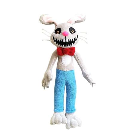 Mr.hopp's Playhouse Plysch Skrämmande Bunny Doll Mjuk plyschkudde Halloween Julklapp till spelfantaster och barn blue