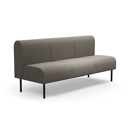 Modulsoffa VARIETY, 3-sits, tyg Pod CS, taupe