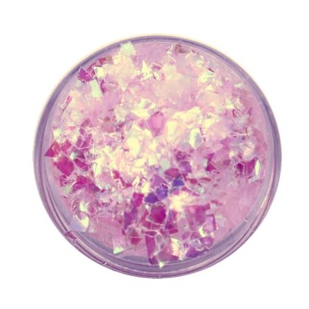 Negleglitter - Flakes / Mylar - Babypink - 8ml - Glitter