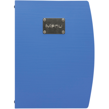 Menypärm "Menu" Securit Blå A4